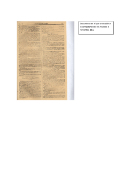 Documento en el que se establece la competencia de los