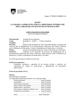 Bases G&deg;1 - centro universitario rivera