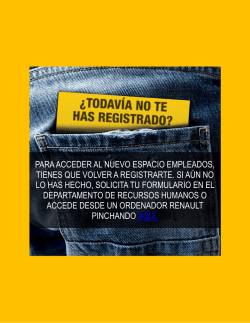 para acceder al nuevo espacio empleados, tienes que volver a