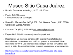 Museo en las Ciudades Patrimonio