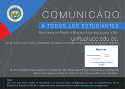 Comunicado estudiantes