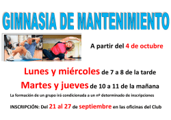 gimnasia mantenimiento 2016 2017
