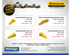 calza roquero talla 20 diente laminado balde retro b95/90