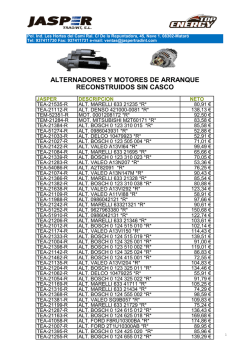 alternadores reconstruidos sin casco