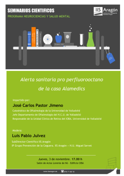 M&aacute;s informaci&oacute;n - Instituto de Investigaci&oacute;n Sanitaria Arag&oacute;n