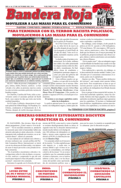 PARA TERMINAR CON EL TERROR RACISTA POLICIACO