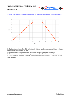 PROBLEMAS DE F&Iacute;SICA Y QU&Iacute;MICA - 4ESO