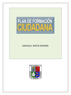 Plan de Formaci&oacute;n Ciudadana