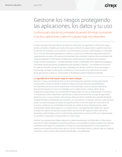 Gestione los riesgos protegiendo las aplicaciones, los datos