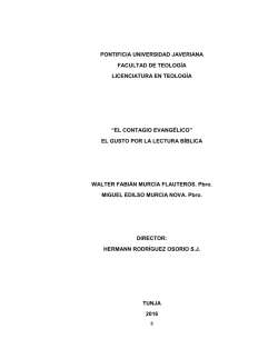 el contagio evang&eacute;lico - Repositorio Institucional