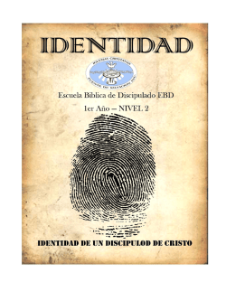 escuela biblica de discipulado &ndash; nivel 2, pagina 1