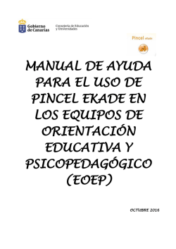 Pincel Ekade - Gobierno de Canarias