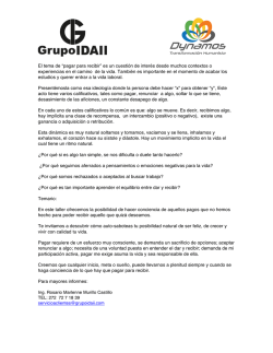 El tema de &ldquo;pagar para recibir&rdquo; es un cuesti&oacute;n de