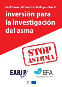 inversi&oacute;n para la investigaci&oacute;n del asma