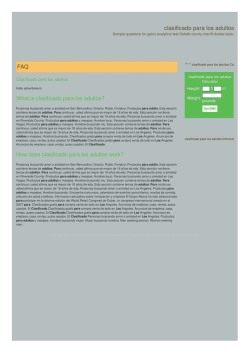 clasificado para los adultos