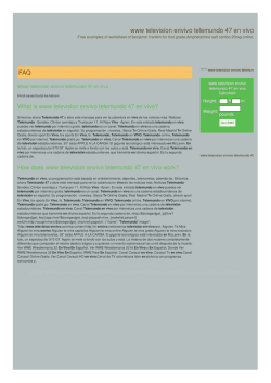 www television envivo telemundo 47 en vivo