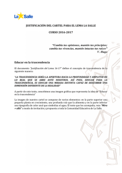 Explicaci&oacute;n del cartel