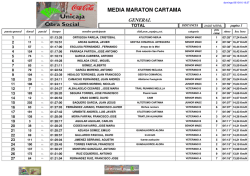 III Media Marat&oacute;n Ciudad de C&aacute;rtama