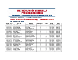 Turnos Alumnos de Networking