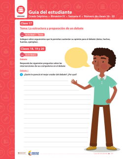 Gu&iacute;a del estudiante