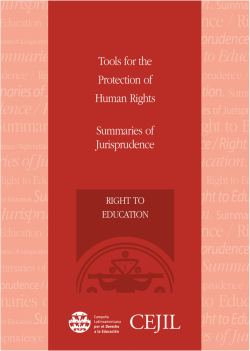 Right to Education - Campa&ntilde;a Latinoamericana por el Derecho a la
