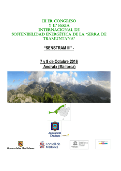 Dossier SENSTRAM 2016 - Ajuntament d`Andratx