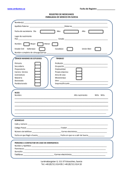 Registro de mexicanos