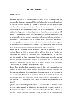 Documento 8: La Victoria de Samotracia