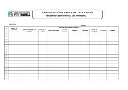 unidad de gesti&oacute;n de vinculaci&oacute;n con la sociedad registro de