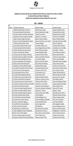 pre - k&iacute;nder - Colegio San Francisco Coll