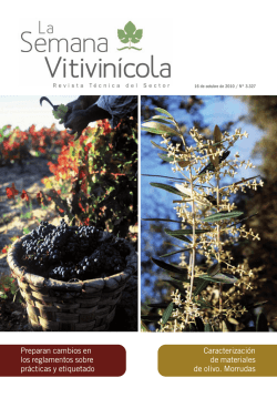 PORTADA 3327 (16-10-10) - La Semana Vitivin&iacute;cola