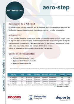 (CUATRIMESTRAL) Aero Step