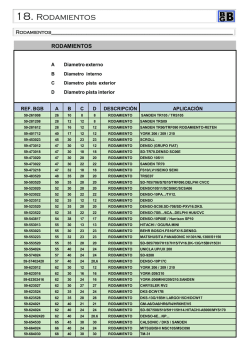 Rodamientos de Compresor