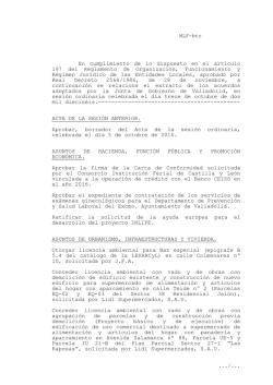 En cumplimiento de lo dispuesto en el art&iacute;culo 197 del Reglamento