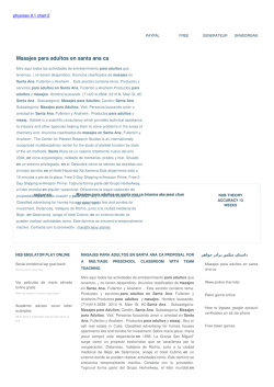 Masajes para adultos en santa ana ca