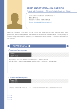 JAIME ANDRES MIRANDA GARRIDO EXPERIENCIA