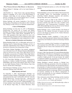 October 16, 2016 - All Saints Catholic Church