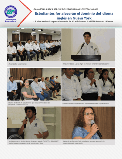 Estudiantes fortalecer&aacute;n el dominio del idioma ingl&eacute;s en Nueva York