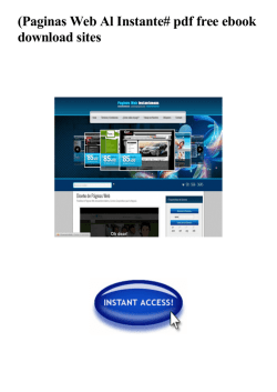 (Paginas Web Al Instante# pdf free ebook sites