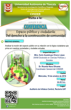 Espacio p&uacute;blico y ciudadan&iacute;a. Del derecho a la