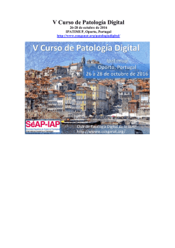 V Curso de Patolog&iacute;a Digital