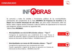 talleres de capacitaci&oacute;n pi 2016