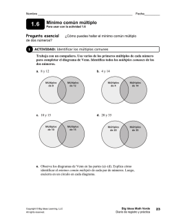 1.6 M&iacute;nimo com&uacute;n m&uacute;ltiplo