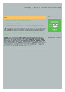 realidades 2 capitulo 4b a primera vista pg 85 answers
