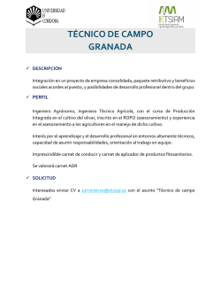 T&Eacute;CNICO DE CAMPO GRANADA