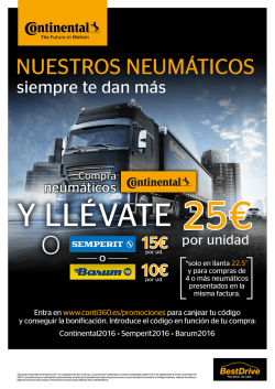 Descuento neum&aacute;ticos