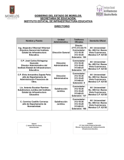 directorio ineiem actualizado a septiembre 2016