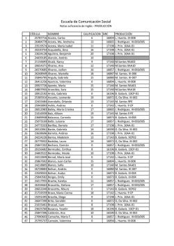 Escuela de Comunicaci&oacute;n Social