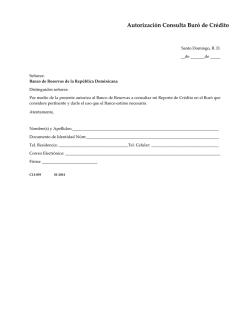 autorizacion buro de credito