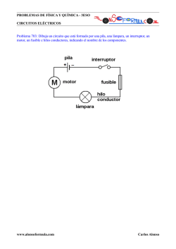 PROBLEMAS DE F&Iacute;SICA Y QU&Iacute;MICA - 3ESO